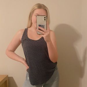 Old Navy Blue Heart Tank Top